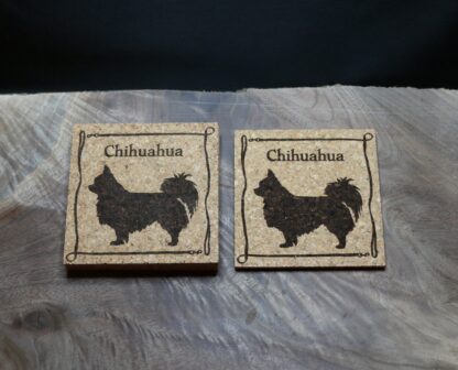 Chihuahua Cork Coasters