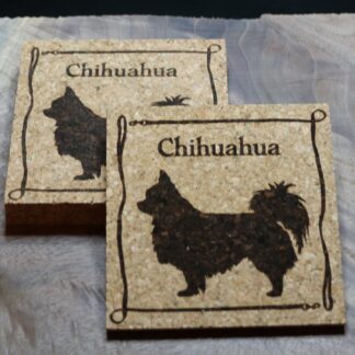 Chihuahua Cork Coasters