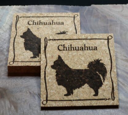 Chihuahua Cork Coasters