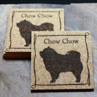 Chow Chow Cork Coasters