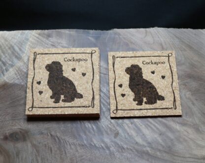 Cockapoo Cork Coasters