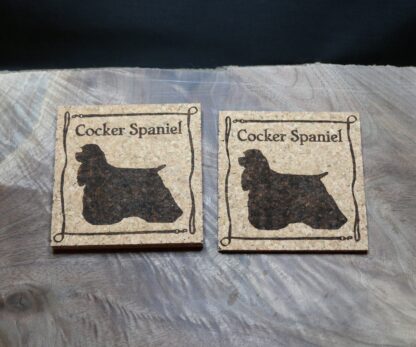 Cocker Spaniel Cork Coasters