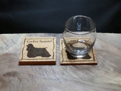 Cocker Spaniel Cork Coasters