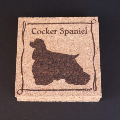 Cocker Spaniel Cork Coasters