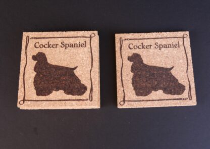 Cocker Spaniel Cork Coasters