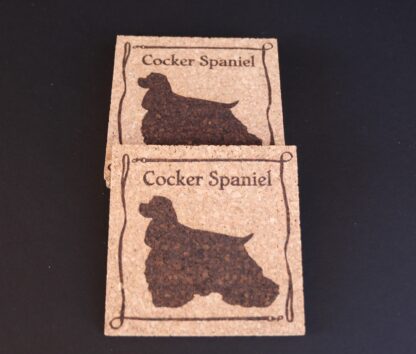 Cocker Spaniel Cork Coasters