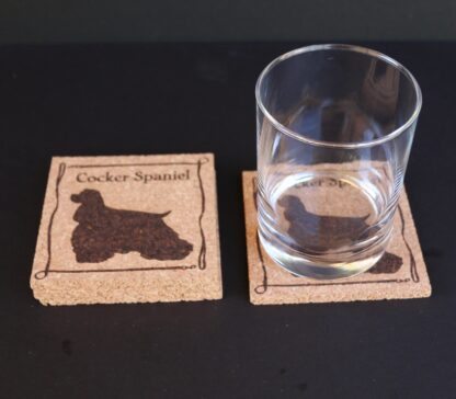 Cocker Spaniel Cork Coasters