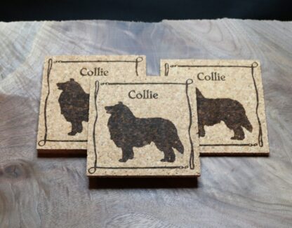 Collie Cork Coasters