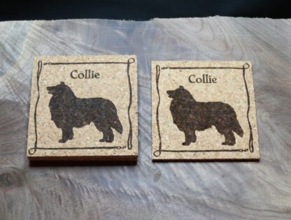 Collie Cork Coasters