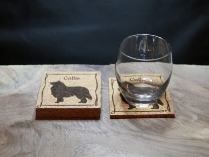 Collie Cork Coasters