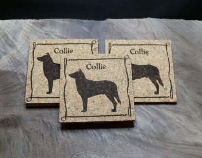 Collie Cork Coasters