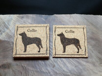 Collie Cork Coasters