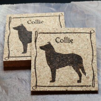 Collie Cork Coasters