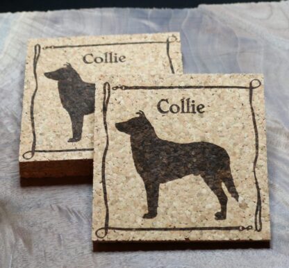 Collie Cork Coasters