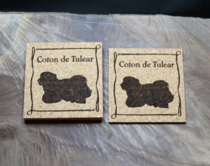 Coton de Tulear Cork Coasters