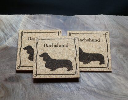 Dachshund Cork Coasters