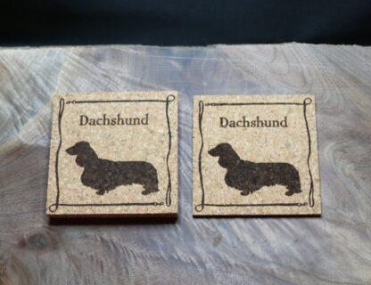 Dachshund Cork Coasters