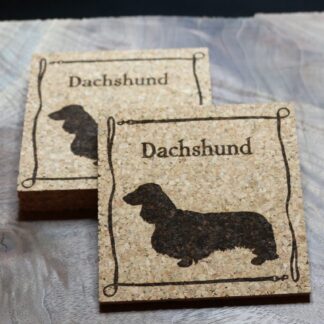 Dachshund Cork Coasters