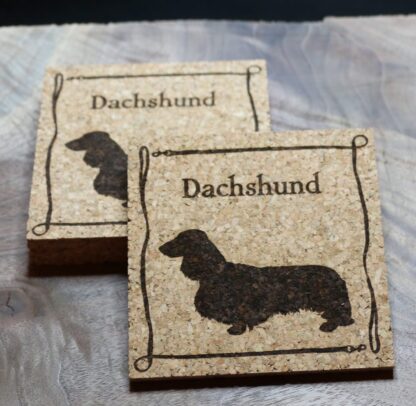 Dachshund Cork Coasters