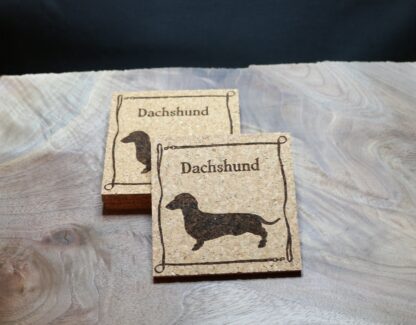 Dachshund Cork Coasters