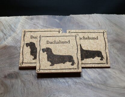 Dachshund Cork Coasters