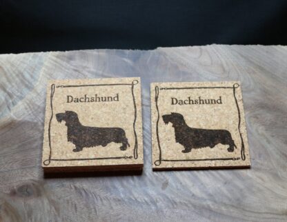 Dachshund Cork Coasters