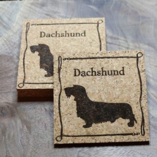 Dachshund Cork Coasters