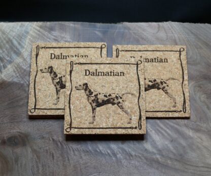 Dalmatian Cork Coasters