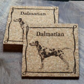 Dalmatian Cork Coasters