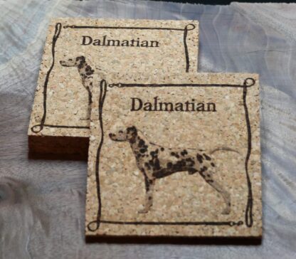 Dalmatian Cork Coasters