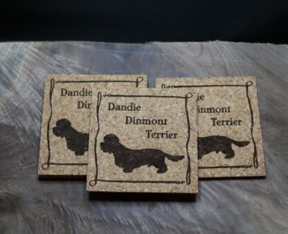 Dandie Dinmont Cork Coasters