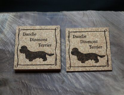 Dandie Dinmont Cork Coasters