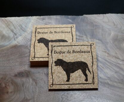 Dogue de Bordeaux Cork Coasters