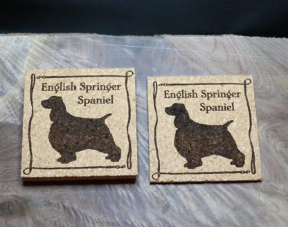 English Springer Spaniel Cork Coasters