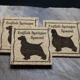 English Springer Spaniel Cork Coasters