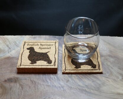 English Springer Spaniel Cork Coasters