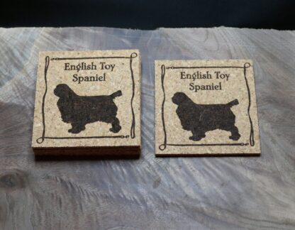 English Toy Spaniel Cork Coasters