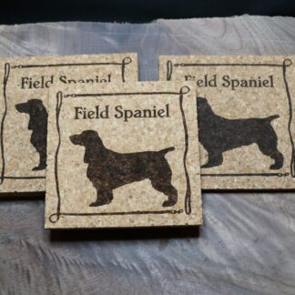 Field Spaniel Cork Coasters