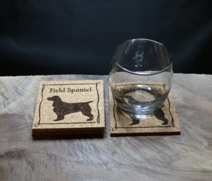 Field Spaniel Cork Coasters