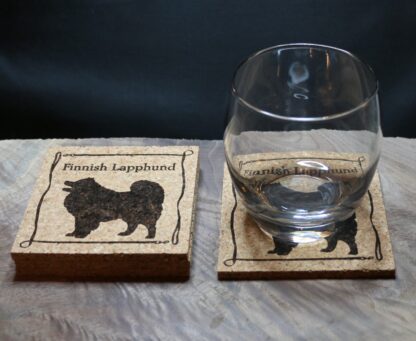 Finnish Lapphund Cork Coasters