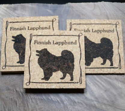 Finnish Lapphund Cork Coasters