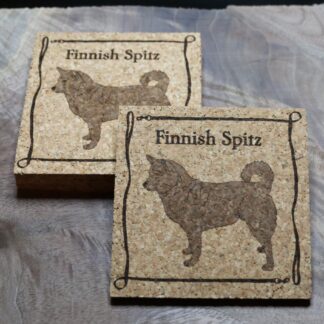 Finnish Spitz Cork Coasters