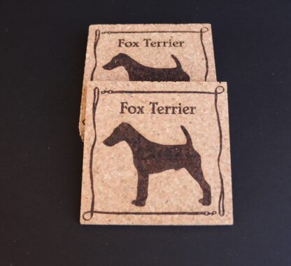 Smooth Fox Terrier Cork Coasters