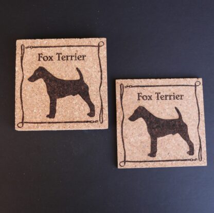 Smooth Fox Terrier Cork Coasters