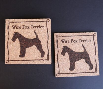 Wire Fox Terrier Cork Coasters