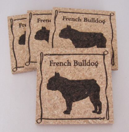 French Bulldog Cork Coasters