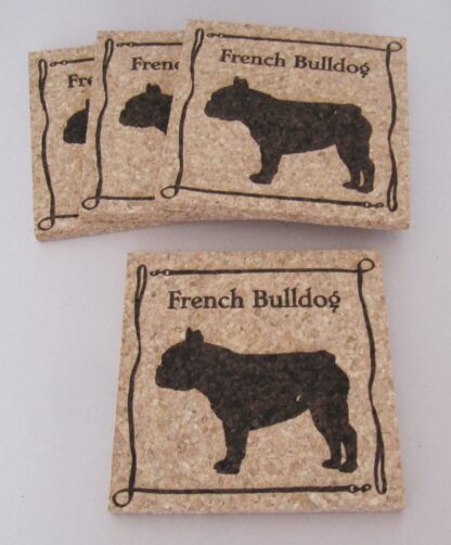 French Bulldog Cork Coasters