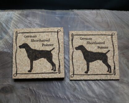 German Shorthaired Pointer Cork Coasters