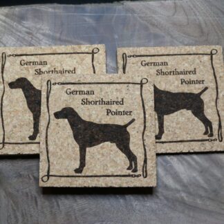 German Shorthaired Pointer Cork Coasters