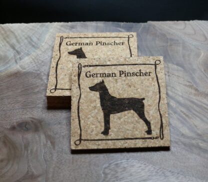 German Pinscher Cork Coasters